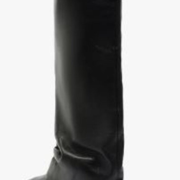 SCHUTZ Black Combat & Moto Boots - Picture 4 of 5